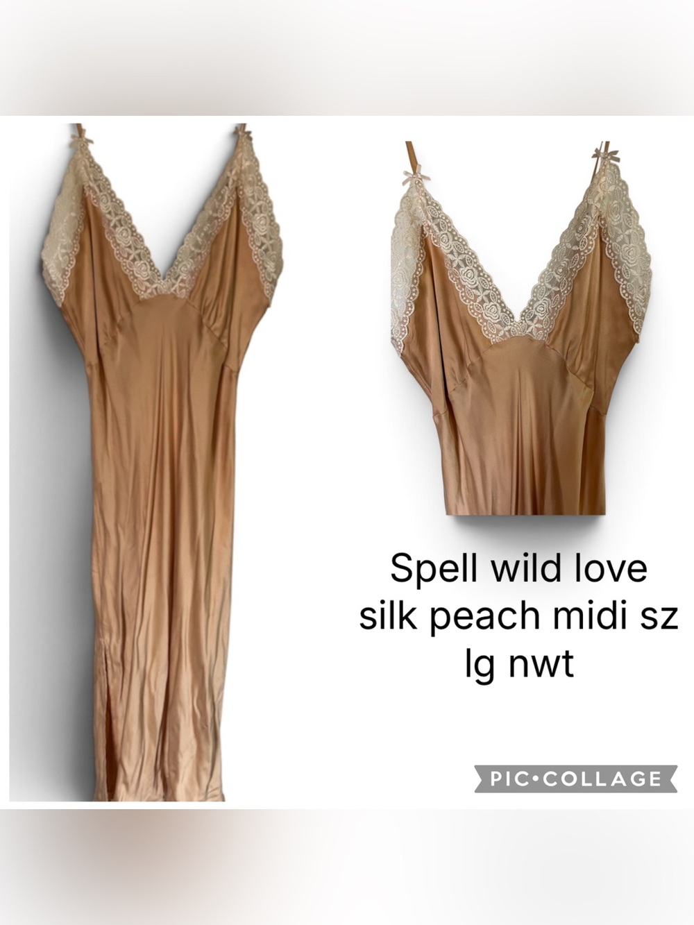 Spell wild love midi dress sz large